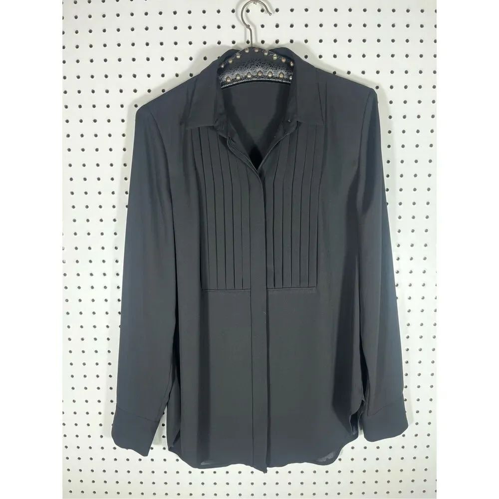 J.Crew Pleated button down shirt size 8